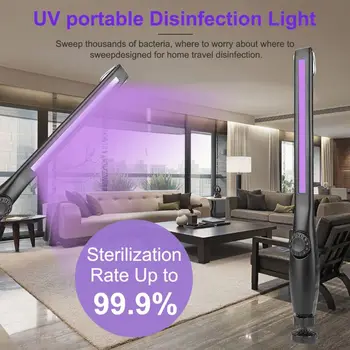 40 LED Perler Bakteriedræbende UV-Lampe Bærbare UV-Lys, Stick Wand Desinfektion Lampe til hjemmekontoret UVC-lampen Holde sig Sterilisere Dræbe Mit