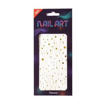3D Negle Sticker Bronzing Papir Blonder Nail Art Kreative, Stilfulde Og Smukt Design Enkel At Bruge Generelle Nail Art Nail Mønstre