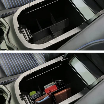 Bil Centrale Armlæn Interval opbevaringsboks til Toyota RAV4 2019 2020 XA50 RAV4 & Håndholdte Vakuum Kraftig Cyklon Suge