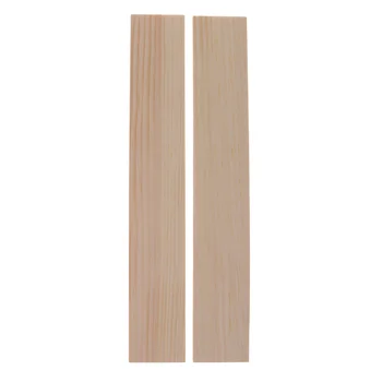 5 Stykker Træ Håndværk Træ Pinde, Dyvler Stænger Træ Mindeplade for Model Gør Woodcraft Træbearbejdning DIY Håndværk 250x40x6mm