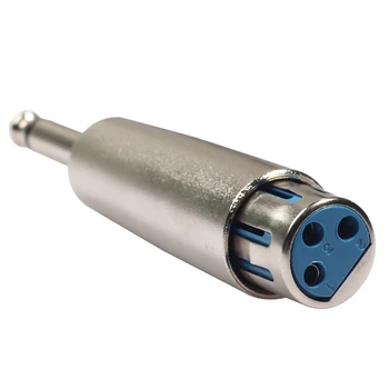 (2Pcs)Xlr til Kvindelige 6,3 mm Jack Fører Stik Mic Mikrofon Patch Kabel-Adapteren