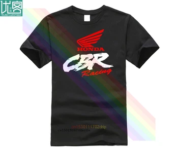 2021 Mode Japansk Bil CBR Motorcykel trykt Logo Sort T-Shirt Størrelse S - 5XL t-shirt