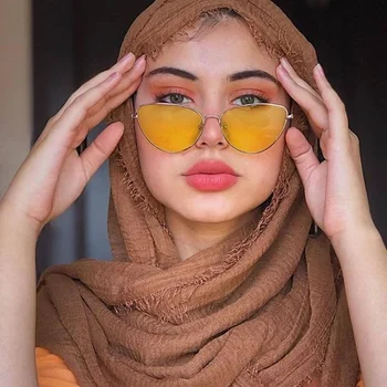 JTVOVO RUNMEIFA 2021New Muslimske Kvinders Bomuld Folder Indpakket Hijab Femme Musulman Dubai Indien Arabiske Islamiske Tørklæde, Turban Sjal Hat