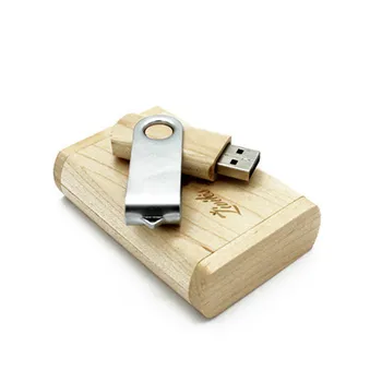 50stk/masse High speed USB 2.0 Træ-bamboo USB-flash-drev, pen-driver wood stick 4GB 8GB 16GB 32GB USB creativo personlige LOGO