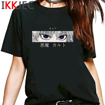 Hunter x Hunter Killua Hisoka Kurapika top tees mandlige hvid t-shirt med print plus size t-shirt kawaii par tøj