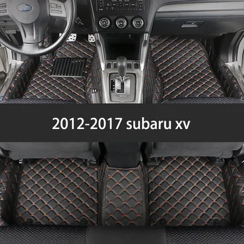 Læder bil gulvmåtte for subaru XV 2011 2012 2013 2016 2017 2018 2019 2020 Impreza skovfoged outback legacy