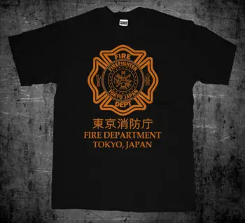 Japan Tokyo brandvæsen TFD Brandmand Firement Rednings-T-Shirt. Sommer Bomuld kortærmet O-Neck Herre T-Shirt Nye S-3XL