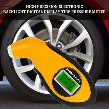 Digital Dæk trykmåler Bil Cykel Lastbil Auto Air PSI Meter Tester Dæk Måle LCD-Tester Måling