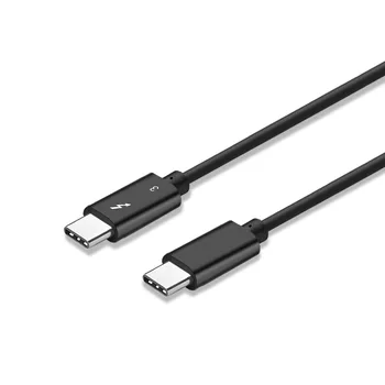 50cm Thunderbolt-3 Kabel-5K Display USB-C USB-3.1 Mand til Thunderbolt3 Mandlige 40Gbps Kabel Understøtter 100W 5A Oplader til Bærbare PC