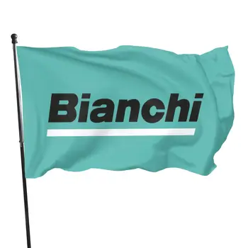 Italien Bianchi Motorcyklister Flag 90x150cm