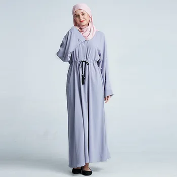 Eid Muslimske Hijab Kjole Abaya Dubai Tyrkiet arabisk Abayas for Kvinder tyrkisk Kjoler Solid Jalabiya Islamisk Tøj Kaftan Robe