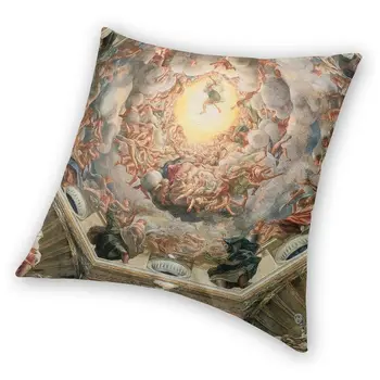 Det sixtinske Kapel Loftet Michelangelo Smide pudebetræk Home Decor Renæssance pudebetræk 45x45cm Pillowcover til stuen