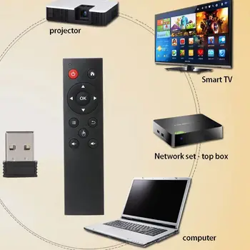Universal 2,4 G Wireless Air Mus Tastatur Fjernbetjening Til PC, Android TV Box