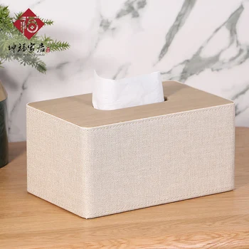 Træ-Tissue Box Holder Kreativt Hjem Stue Søde Hjem Nordisk Enkelthed Office-Opbevaring Badeværelse Rangement Hjem Eg50zj