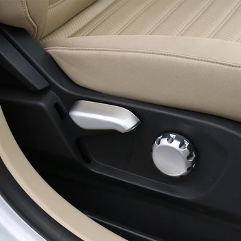 For Ford Edge 2016 2017 Matte ABS Bilen sædeindstilling Skift-knappen Frame Cover Trim Bil styling tilbehør 4stk