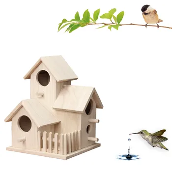 18# 2021 Ny Rede Dox Reden House Bird House Bird House Bird Max Fugl Kasse Træ-Box fine trækasse Hjem Have FDg955