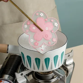 PVC Praktisk Non-slip Pot Cup Indehavere Køkken Coaster Dækkeserviet til Varme Retter Home Decor varmeandig Dækkeserviet