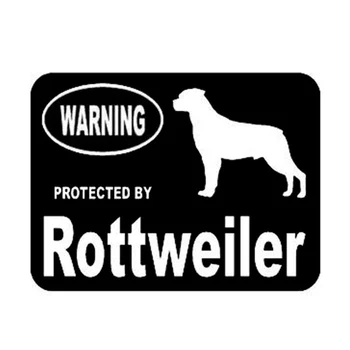 - Bil Klistermærker Mode Rottweiler Hund Decals Laser Reflekterende 3D-Bil Klistermærker Sort og Sølv PVC Bil Modellering 13,2 cm*10 cm