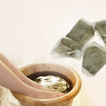 30stk fodbad Pulver Kinesisk Medicin Fødder vaskepulver Skin Health Care(Malurt, Ingefær, Safran,Angelica,Motherwort)