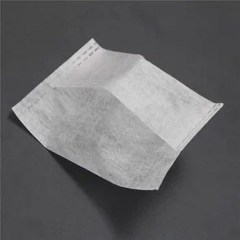 Bærbare 100Pcs/masse Tomme Te Poser, Majs Fiber Fold Tæt Heat Seal Filter Papir Te Infusionsenheden