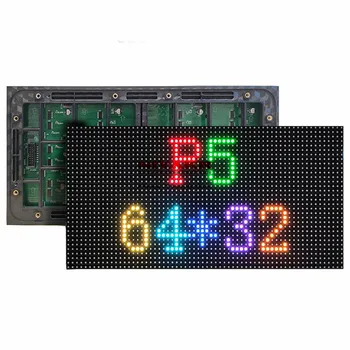 Energibesparende Design, Gode Ydeevne 64x32 SMD P5 RGB Udendørs Video Wall Tegn LED Displayet Modul
