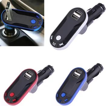 Bluetooth Trådløs FM-Sender MP3-Afspiller, Håndfri Car Kit, USB-Mobiltelefon Travel Adapter til cigarettænderen