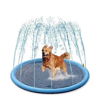 Splash Sprinkler Pad Børn Vand Sprinkler Pad Fortykket Soppebassin Splash Spille Måtten For Hunde, Børn Sommer Udendørs Vand-Toy