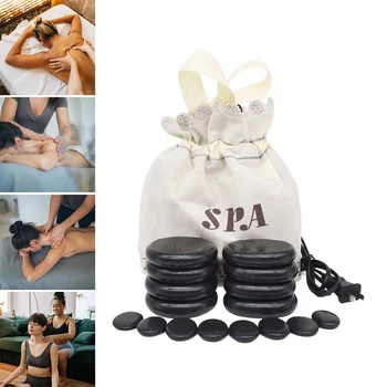 Varme Pose Massage Sten Varmelegeme Bag Kit For Varm Energi Spa-Sten