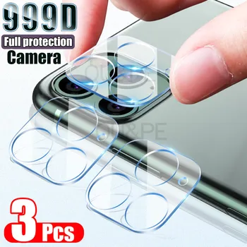 3PCS Kamera Linse Hærdet Glas Til iPhone 11 12 Pro XS Max X XR Screen Protector Til iPhone På 11 7 8 6 6S Plus SE Kamera Glas