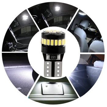 12V T10 18SMD Bil Parkering Lys Clearance Lampe Super Lyse Instrument Lys For Benz W211 W221 W220 W163 W164 W203 SLK GLK CLS