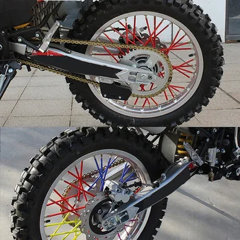 72pcs Motorcykel tilbehør dække rim talte hjul Wraps Rør Til Motorcykel Sidevogn Honda Moto Ducati Tilbehør Kawasaki