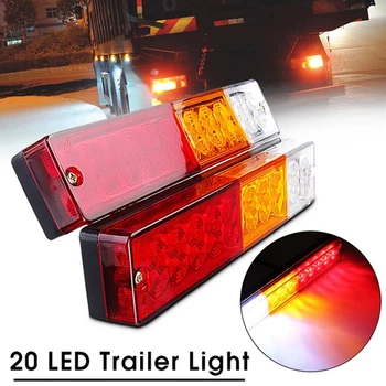 Vandtæt til 20 LED 12V baglygte Bil, Lastbil, Trailer Stop-Bageste Omvendt blinklys Lampe Lys