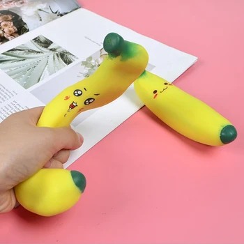 Sjovt Banan Langsom Stigende Simulering Frugt, Kid Legetøj, Gave, Pak Legetøj Vent Toy