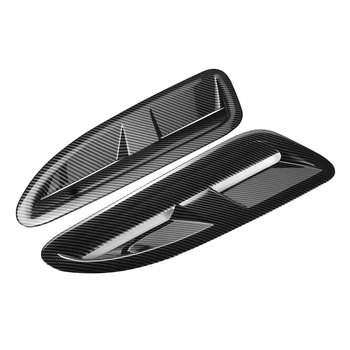 1 Par XKR Stil Universal Bil Foran Emhætter Bonnet Ventilationskanaler Air Outlet Dække Trim for Jaguar XKR XK8