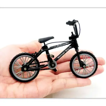 Mini Finger Cykel Sport Sæt Cykel Fingerboard DIY-Kreative Spil Skateboard Legetøj 77HD