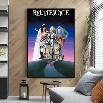 Beetlejuice Filmens Plakat Hjem Væggen Maleri, Dekoration (Uden Ramme)