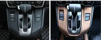 For Honda CRV CR-V 2017-2019 2020 2021 Central kontrol Gear Shift Panel Mms-Knapperne Auto Dækker Klistermærker Trim Tilbehør