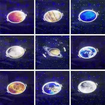 Farverige Stjerneklar Projektor Lys Sky Galaxy Bluetooth-Fjernbetjening af Musik Afspiller Led Nat Lys Romantisk Projektion Lampe#g3