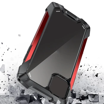 Alle-Inklusiv Beskyttende Shell Metal Mobiltelefon Tilfælde Airbag Anti-Fald Beskyttende Cover Passende til iPhone