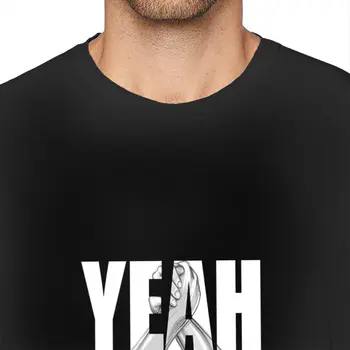 Yeah Buddy-Shirts til Mænd Graphic Tee Mode Afslappet Slim Fit Top