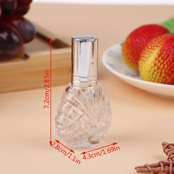1×15 ML Mini Tomme Glas Flaske Spray Parfume Köln Genopfyldning Travel Organizer