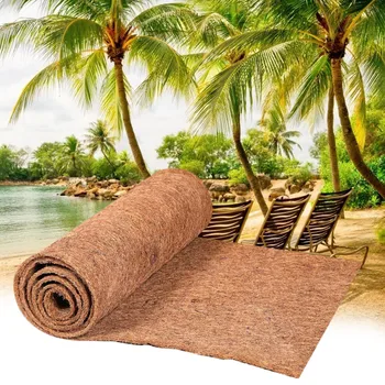 Hot Salg Kokos Shell Mat Naturlige Fugt-bevis Flower Pot Mat Multifunktionelle Naturlige Coconut Palm Pad Dyr Kravlende Mat