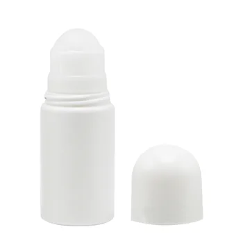 4stk 50 ml Tomme Genpåfyldelige DIY Genanvendelige Bærbare Rejse Med Roller Parfume Roll On Flaske Læbe Balsam Essential Oil Leak-proof
