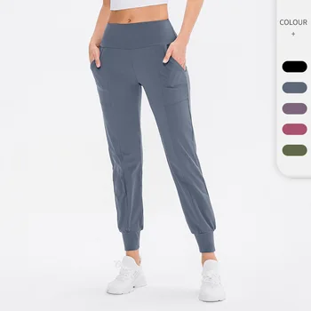 Størrelse 2XL stor lomme løs sweatpants kvinder mode tie-fods kører fitness bukser uddannelse af høj-taljen yoga blyant bukser