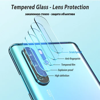 9D Glas Skærm Protektor Fuld Dækning For Huawei Y5 Y6 Y7 Y9 Prime 2018 2019 Skærmen Filmen Tilbage Kamera Linse Glas Skærm Protektor