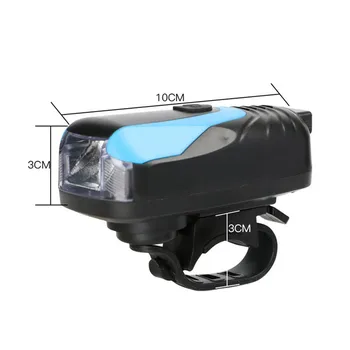 Cykel Lys Regntæt LED MTB Foran Lampen Forlygte Aluminium Ultralet Cykel Lys Sæt med Horn USB-Genopladelige Cykel Headlig