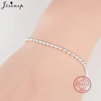 925 Sterling Sølv Armbånd Mode Perler, Kæde Armbånd Armbånd til Kvinder Teen Piger Fødselsdag sterling-sølv-smykker