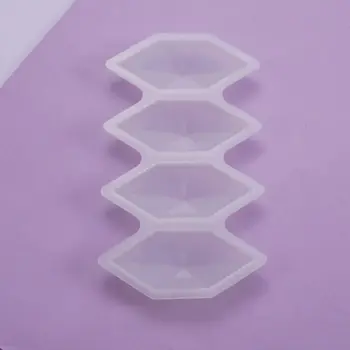 Crystal Epoxy Harpiks Skimmel Sekskantet Smykker Støbning Silicone Mould DIY Håndværk Vedhæng Gør Værktøjer