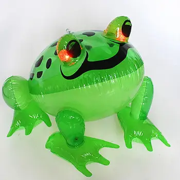 Oppustelige Skinnende Øjne Tegnefilm Frog Model Børn Toy Festival Party Indretning