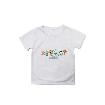 Kawaii Octonauts T-Shirt Børn Drenge Piger Korte Sommer Ærme Octonauts Casual Tshirt Løs børnetøj Søde Tee Toppe